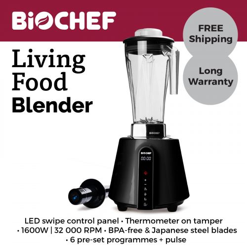 BioChef Living Food Blender - Black