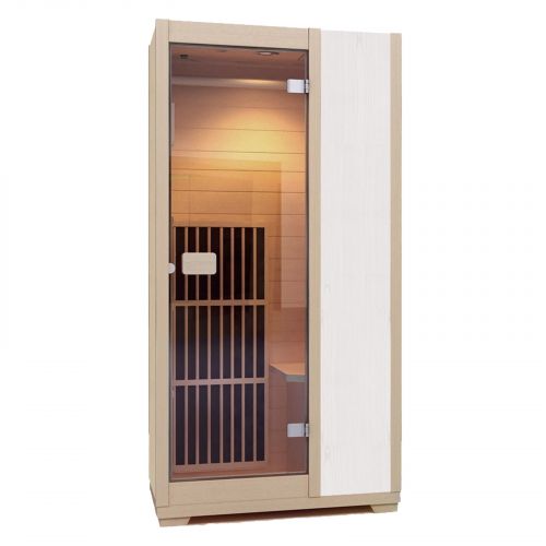 Zen Far Infrared Sauna - 1 Person - White